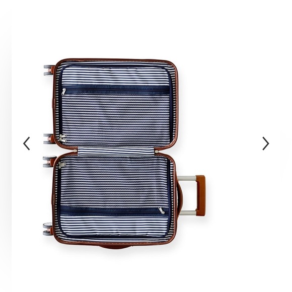 NWT Mark & Graham Terminal 1 Carryon in Navy Twill - Picture 3 of 5